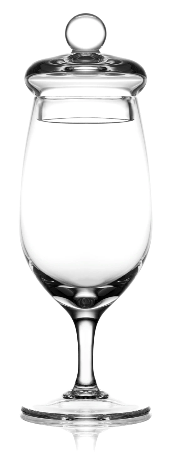 Amber Glass G200 whiskyglas met deksel, uit het leveranciersportfolio